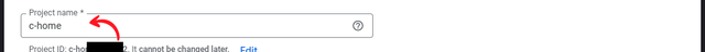 Fill project name
